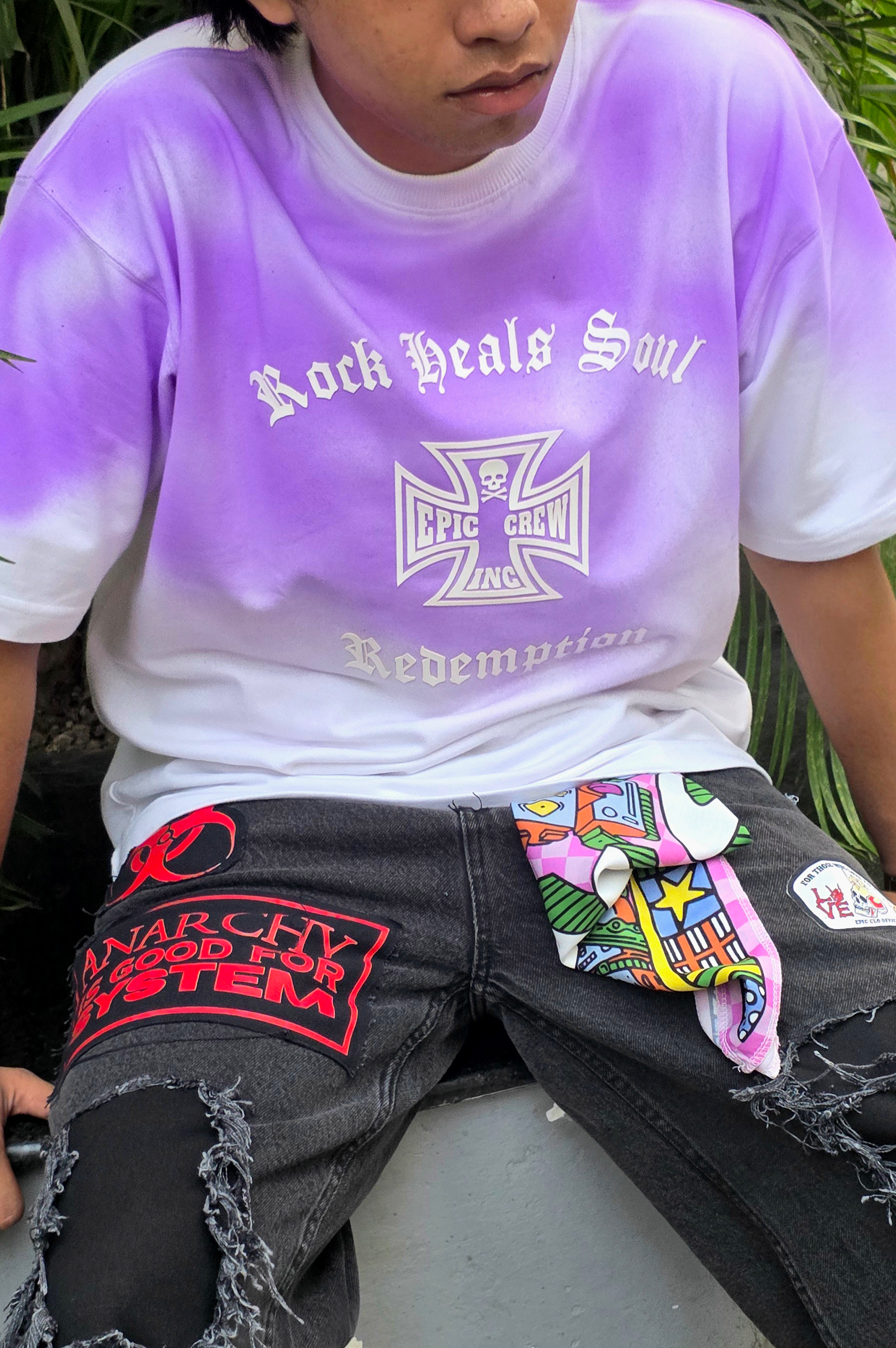 Rock Heals Soul (Violet)